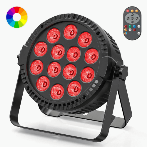 DJLicht 80W 4 in 1 led par met afstandsbediening