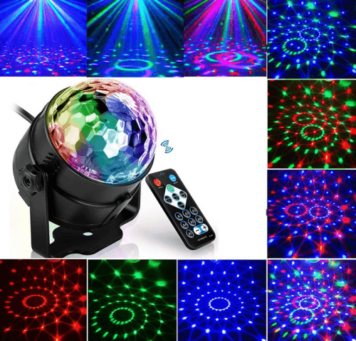 DJLicht 3W RGB Discobal