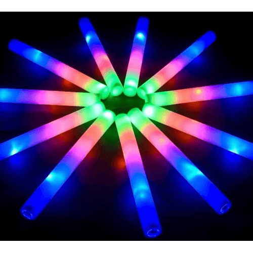 DJLicht Foam Sticks 3 kleuren LED 48 cm x 4 cm 50st