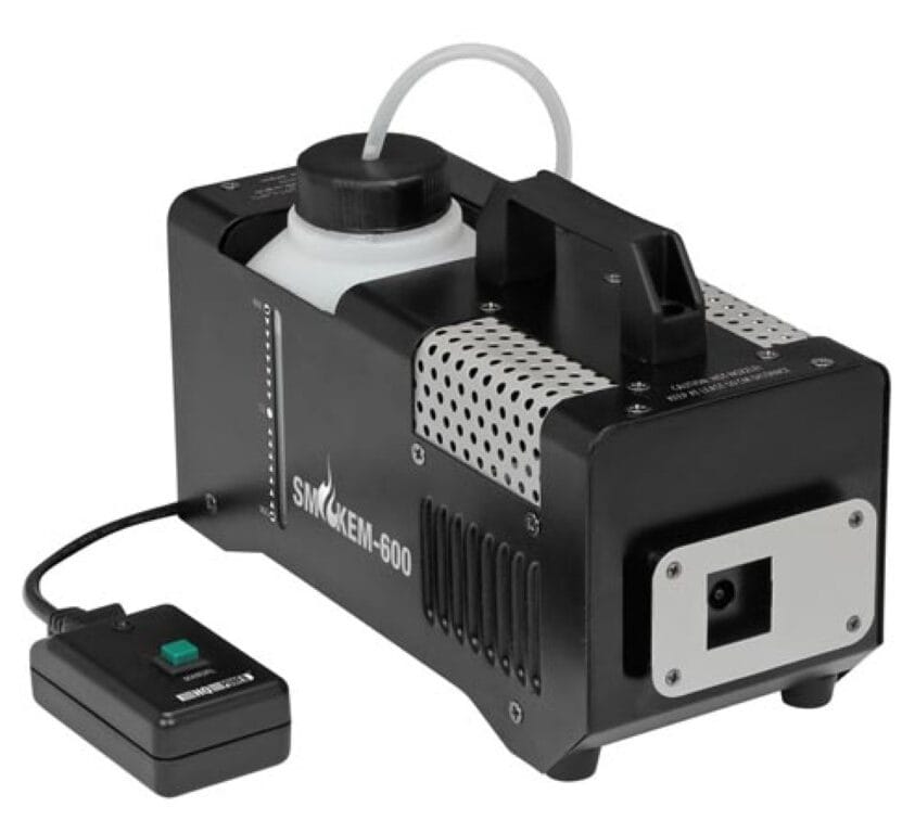 Rookmachine, 600 W, vaste afstandsbediening met kabel en ledindicator
