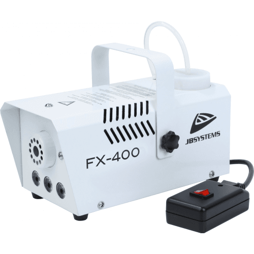 JB Systems FX-400 Rookmachine Krachtige rookmachine met amber leds om de rookuitvoer te kleuren.