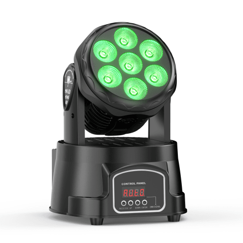 DJLicht Mini Led Movinghead 7x10 watt RGBW
