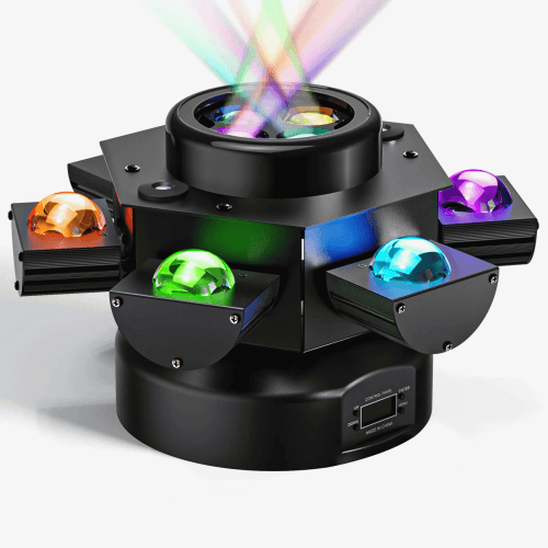 DJLicht 6 Armen 10PCS LEDs 100W Movinghead met Laser Spin