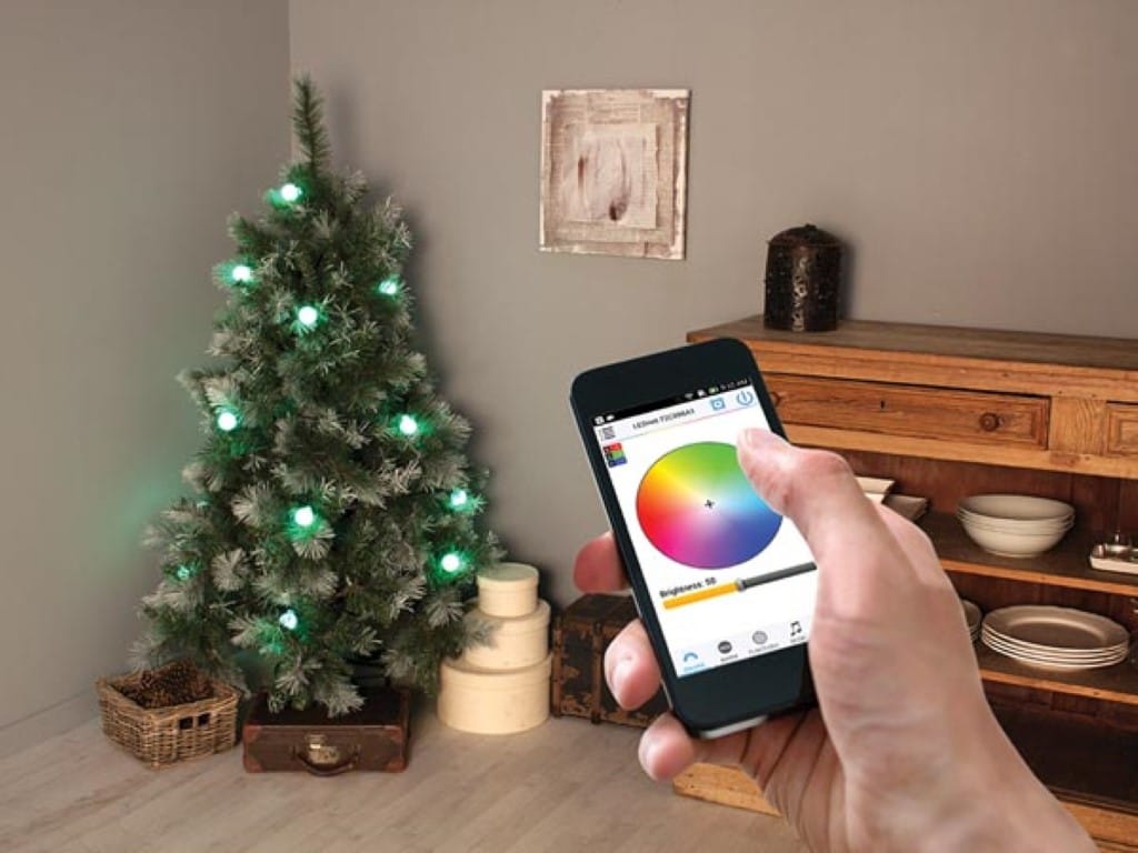 Cursa LED, lichtslinger, 8 m, 15 leds, RGB, zwarte kabel, voor binnen, Bluetooth, 12 V - Image 2