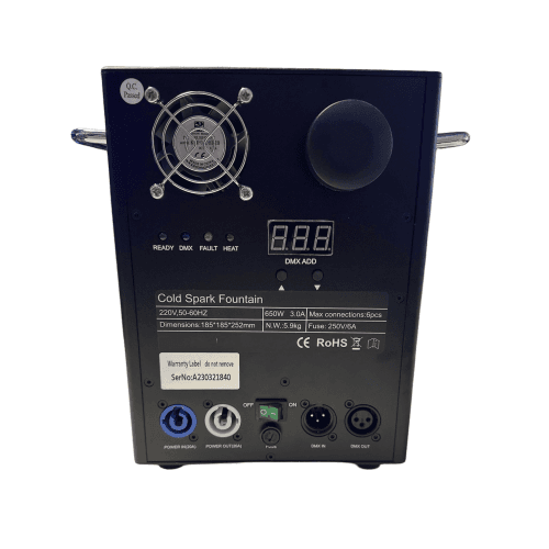 DJLicht 650Watt Professionele Sparkular Aluminium versie - Image 2