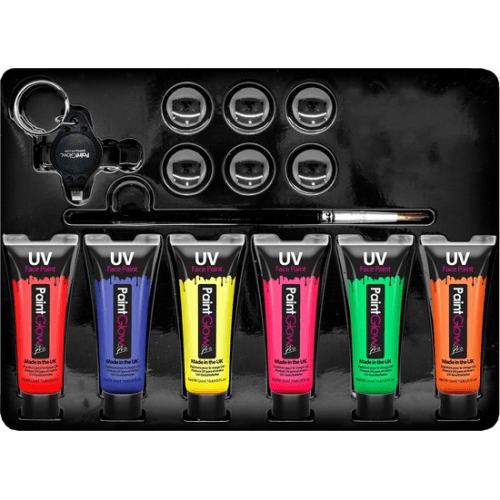 Set van 6 UV Neon Face en Bodypaint tubes - Image 2