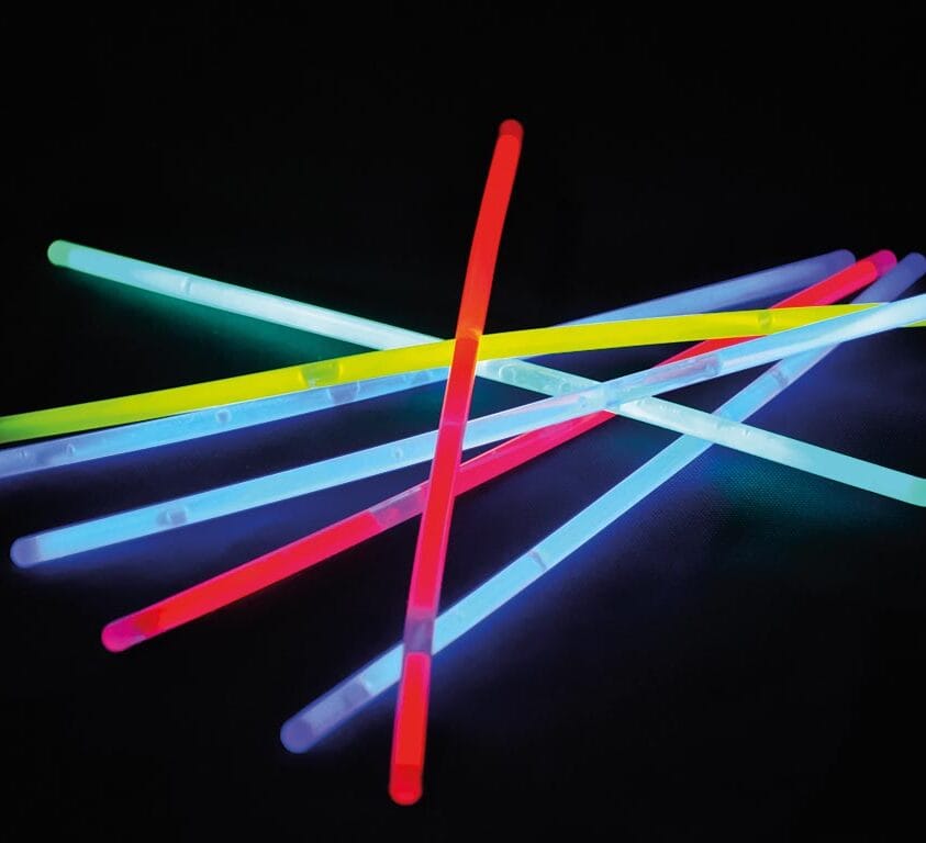 Glowsticks, partyset, 50 stuks, verschillende kleuren