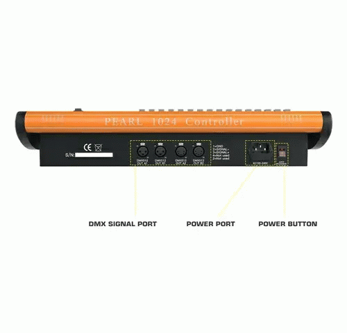 DJLicht Grand Console DMX and MIDI Operator 1024 Channel Light Controller - Image 3