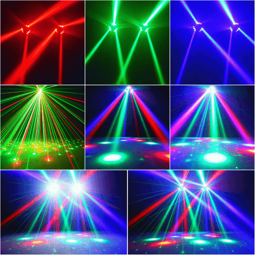 DJLicht 50W 9x3 Laser roterende movinghead RGB - Image 2