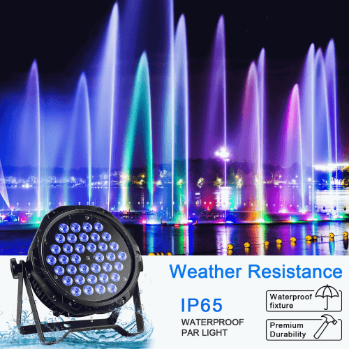DJLicht 108W RGB 3 in 1 Led Par - Waterdicht IP65 - Image 4