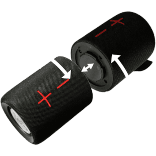 BULLET-TWIN DUBBELE BLUETOOTH BOX OP BATTERIJ IPX5 2 x 20W - Image 4