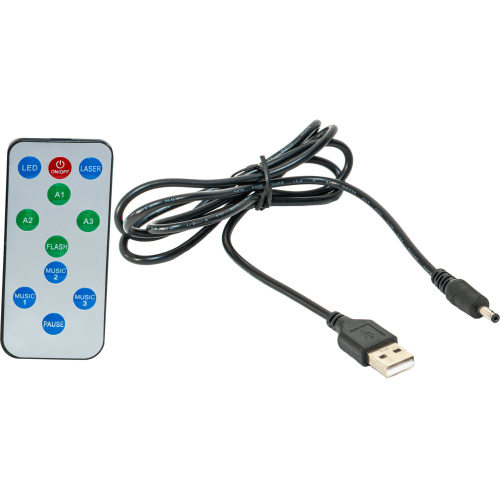 TINYLED-RGB-STROBE 6 x 1W RGB LED STROBE EFFECT IN ZAKFORMAAT OP BATTERIJ - Image 4