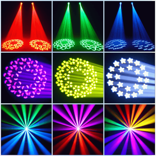 DJLicht 250W beam Movinghead waterdicht met 17 gobo's en 13 kleuren - Image 4