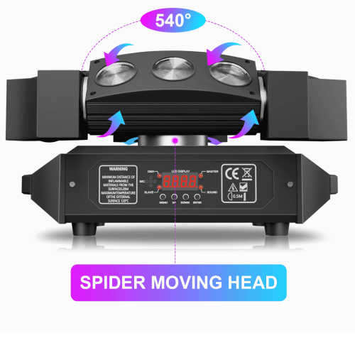 DJLicht 50W 9x3 Laser roterende movinghead RGB - Image 4