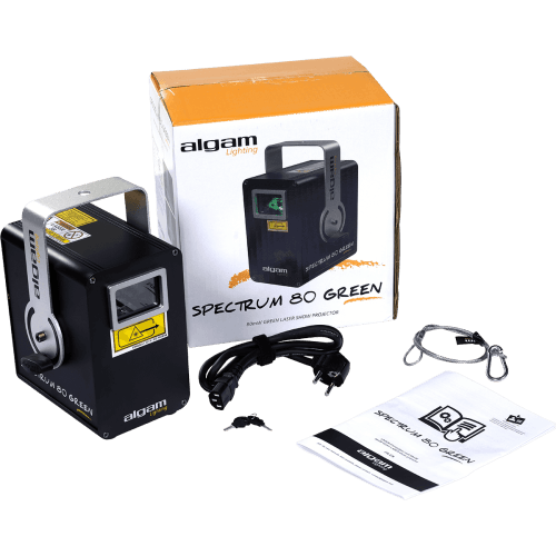ALGAM LIGHTING - SPECTRUM80GREEN ANIMATIE LASER 80MW GROEN - Image 5