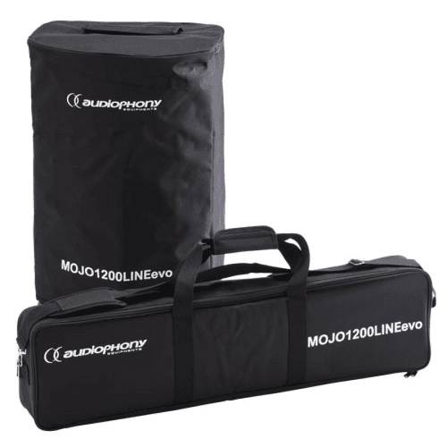 AUDIOPHONY MOJO1200LINEevo 1200W Versterkersysteem met 10" subwoofer en kolom - Image 5