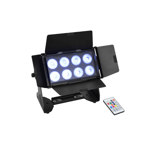 EUROLITE Multiflood IP 8x10W RGBW Wash Silent IP65 LED floodlight with RGBW Waterdicht
