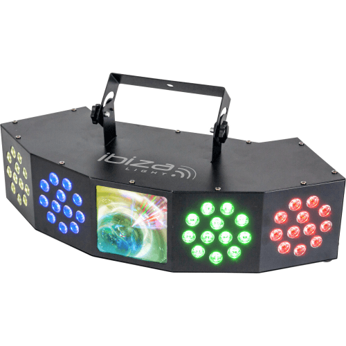COMBI-FX4 3-IN-1 WASH-MOON-STROBE LICHTEFFECT MET DMX