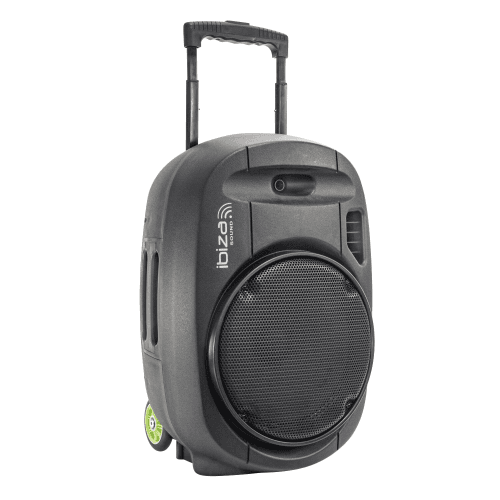 PORT15VHF-MKII-TWS DRAAGBAAR STAND-ALONE GELUIDSYSTEEM 15”38CM MET TWS, USB-MP3, VOX, BLUETOOTH & 2 VHF MICROFOONS