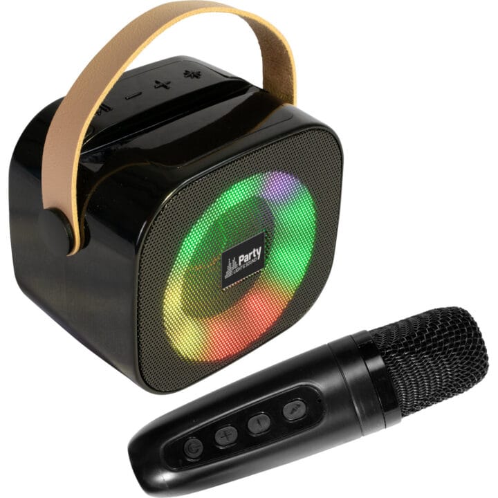 KARAKID10 KARAOKE BLUETOOTH LUIDSPREKER MET DRAADLOZE MICROFOON
