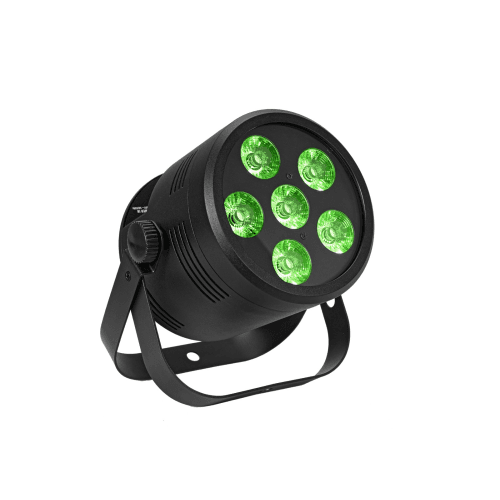 EUROLITE LED Silent Par 6 QCL floor bk