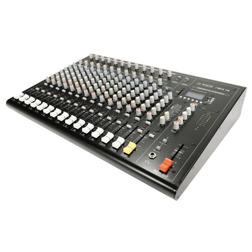 Ihos I MIX 16 Mixer 14 mono + 2 stereo input, 2 bus, USBSD Player and Bluetooth