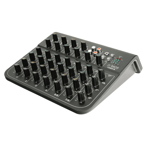 Ihos I MIX 6 Mixer Compact, portable mixing console, 4mono + 2 stereo input, 1bus, USB interface