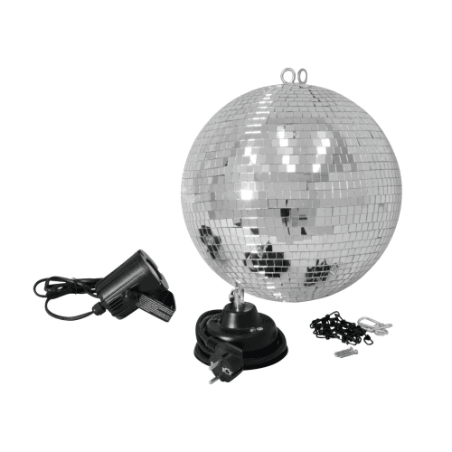 EUROLITE Mirror Ball Set 30cm with LED Spot