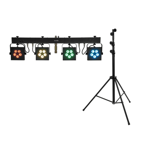 EUROLITE Set LED KLS-902 + STV-60-WOT EU Steel stand black