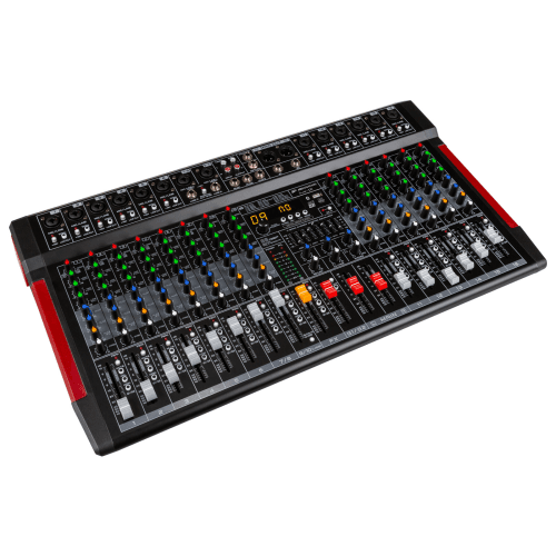 JB SYSTEMS LIVE-16 Veelzijdige PA-mixer met uitstekende prijs-kwaliteitverhouding, 16 ingangen 14 kanalen