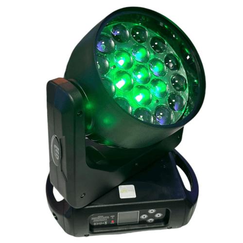 Aanbieding! DJLicht 19X15W RGBW ZOOM 285W