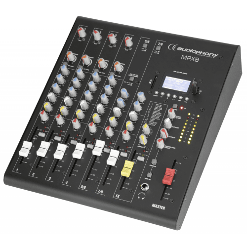 AUDIOPHONY MPX8 Mengpaneel 8 kanalen met compressie