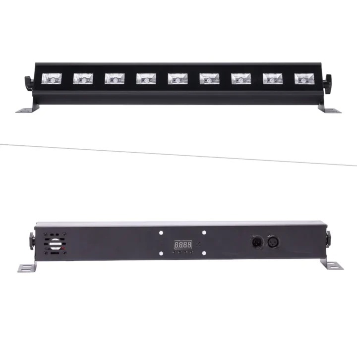 DJLicht 9x3 UV blacklight ledbar