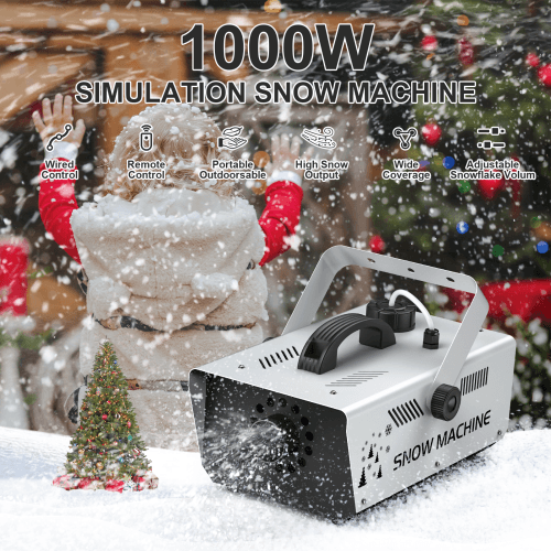 DJLicht 1000W sneeuwmachine met afstandsbediening - Image 2