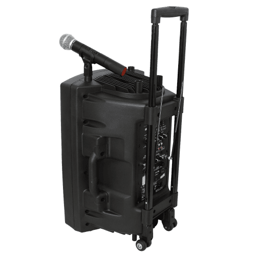 PORT12UHF-BT DRAAGBAAR STAND-ALONE PA SYSTEEM MET USB, VOX, BLUETOOTH & 2 DRAADLOZE UHF MICROFOONS - Image 2