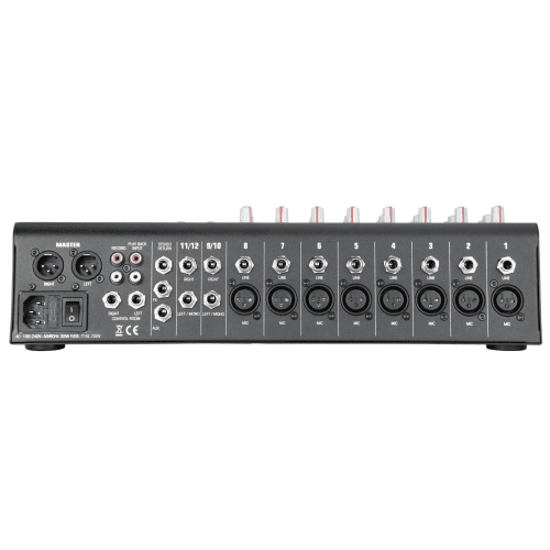 AUDIOPHONY MPX12 Mengpaneel 12 kanalen met compressie effecten en USB / SD / Bluetooth Speler - Image 3