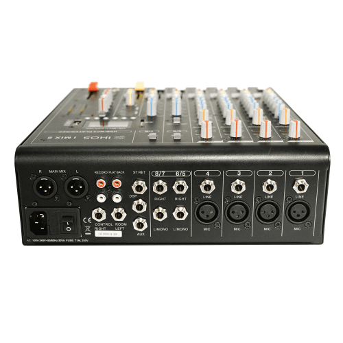 Ihos I MIX 8 mixer 4 mono + 2 stereo input, 1bus, USB/SD Player and Bluetooth - Image 4