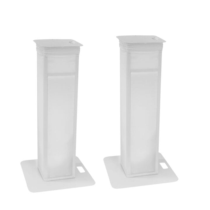 EUROLITE 2x Stage Stand variable incl. Cover and Bag, white