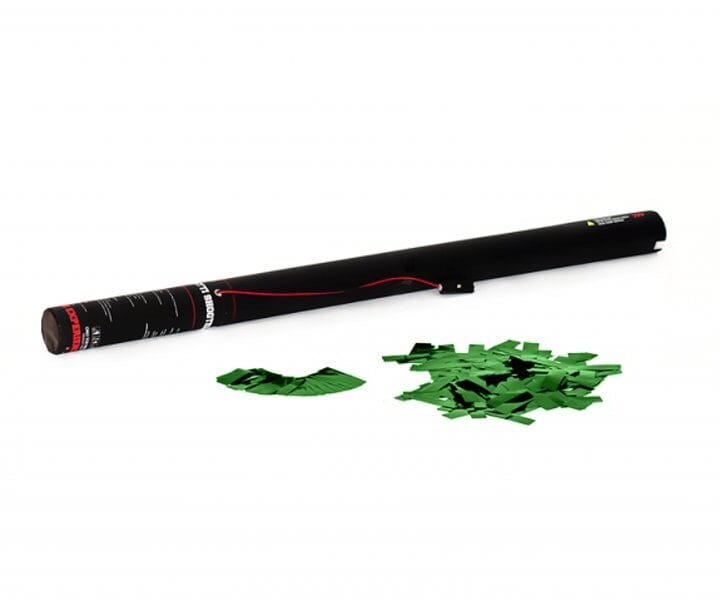 TCM FX Electric Confetti Cannon 80cm, green metallic