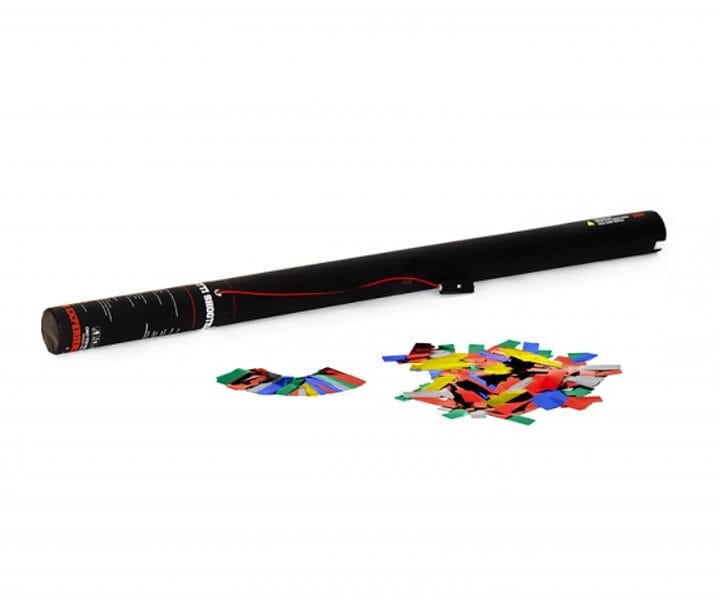TCM FX Electric Confetti Cannon 80cm, multicolor metallic