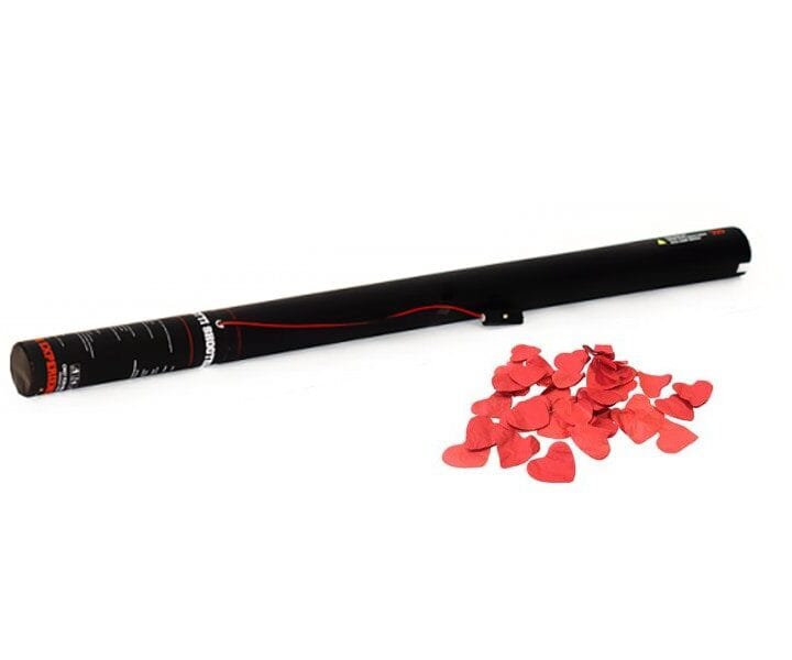 TCM FX Electric Confetti Cannon 80cm, red Hearts