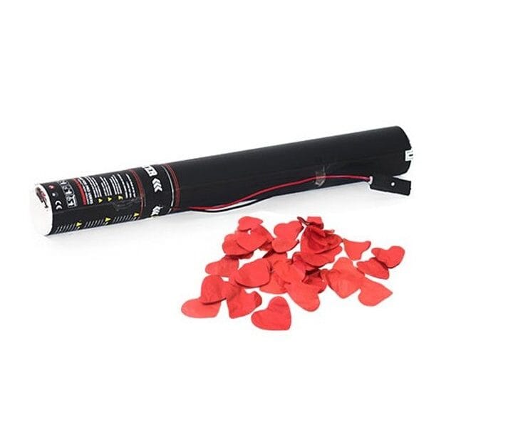 TCM FX Electric Confetti Cannon 50cm, red Hearts