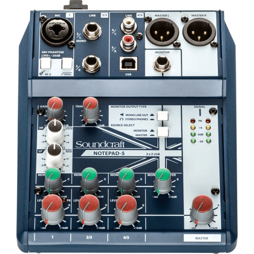 Soundcraft Notepad-5