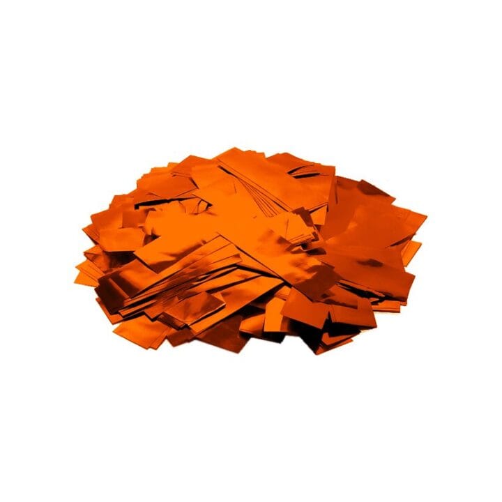 Metallic Confetti los 55x18mm Oranje 1kg