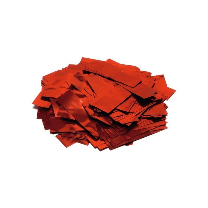 Metallic Confetti los 55x18mm Rood 1kg