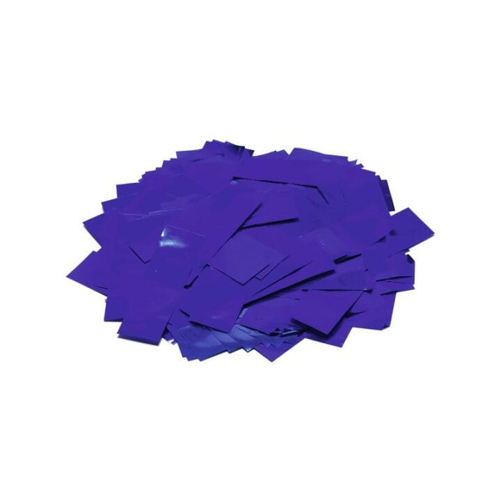 Metallic Confetti los 55x18mm Blauw 1kg