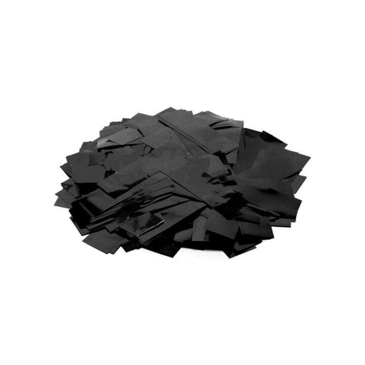 Metallic Confetti los 55x18mm Zwart 1kg