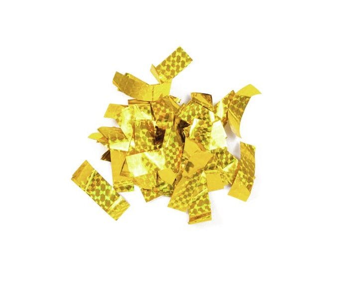 Metallic Confetti los 55x18mm Goud Laser effect 1kg
