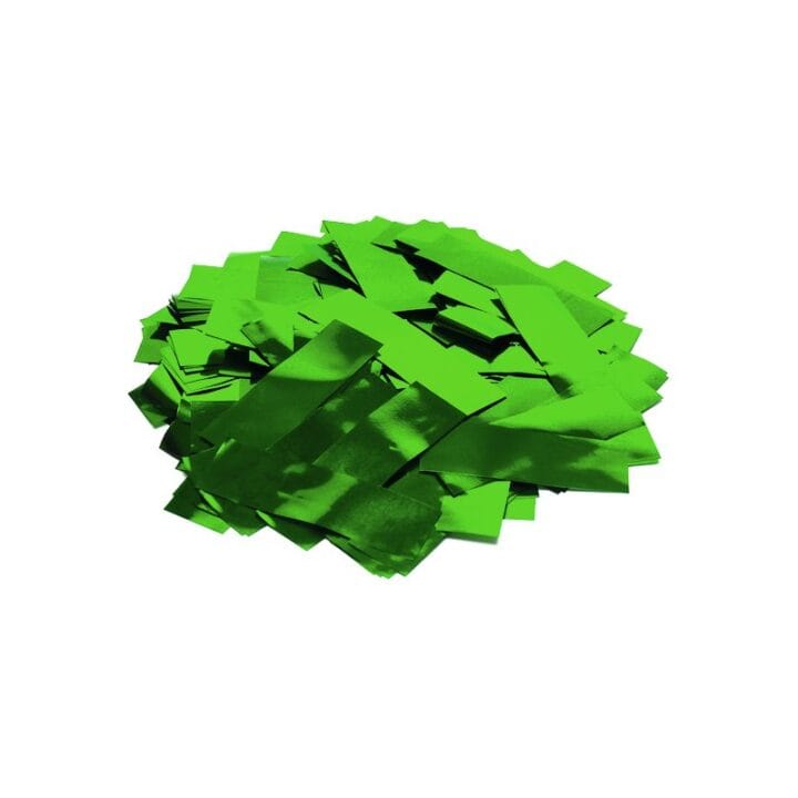 Metallic Confetti los 55x18mm Groen 1kg
