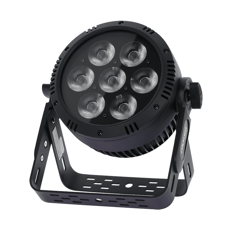 Algam Lighting IP-PAR-725-HEX - Par LED 7 x 25W RGBWA+UV IP65 - Image 4